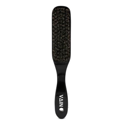 Picture of Vain Wood Skin Fade Brush Black - Scissors Clipper Cleaning Brush 