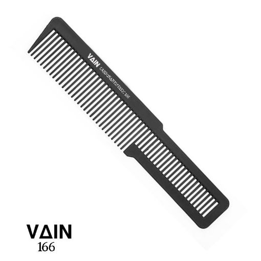 Picture of Vain Flat Top Stylist Comb - Black (166)