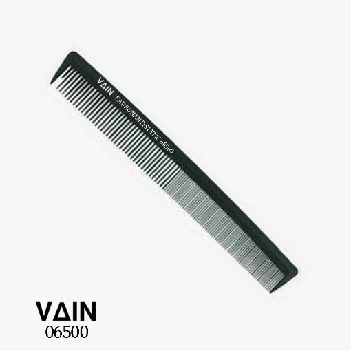 Picture of Vain Cutting Anti Static Comb Carbon || Black (6500)