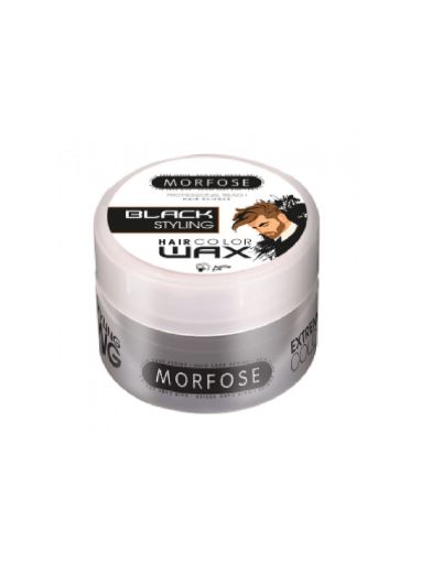Picture of Morfose Black Hair Color Wax || 100 ml