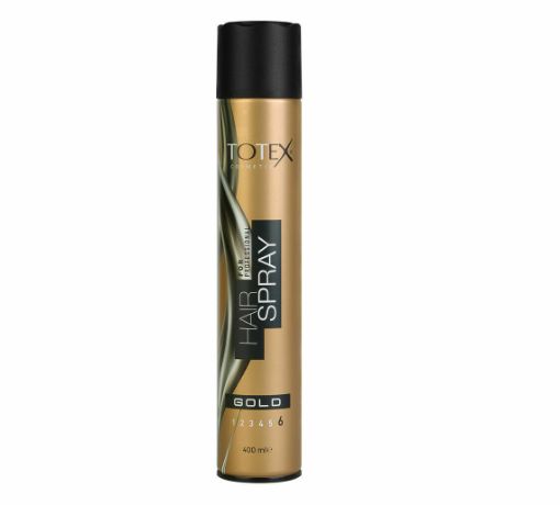 Picture of Totex Hair Spray Strong || Gold || 400 ml 