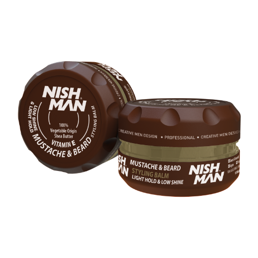 Picture of Nishman Mustache and Beard Styling Wax || 100 ml