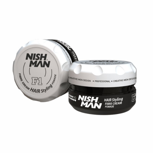 Picture of Nishman Hair Styling Fibre Cream Pomade F1 || 100 ml