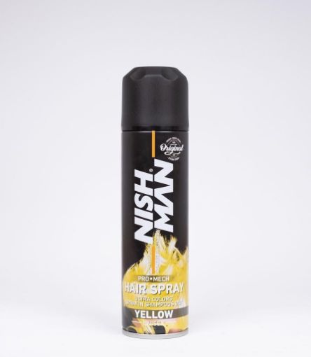 Picture of Nishman Colour Hair Spray || Yellow || 150 ml	