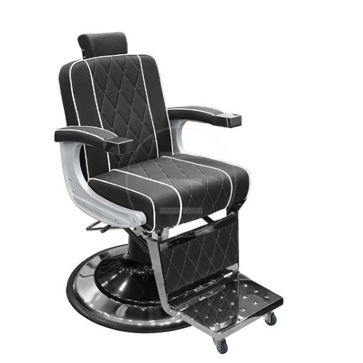 Picture of Barbertrade Ares Man Ba || Black Barber Chair