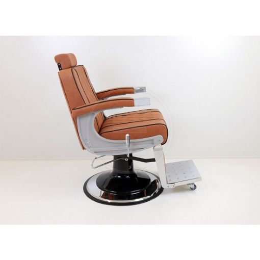 Picture of Barbertrade Ares Man Ba || Barber Chair || Brown