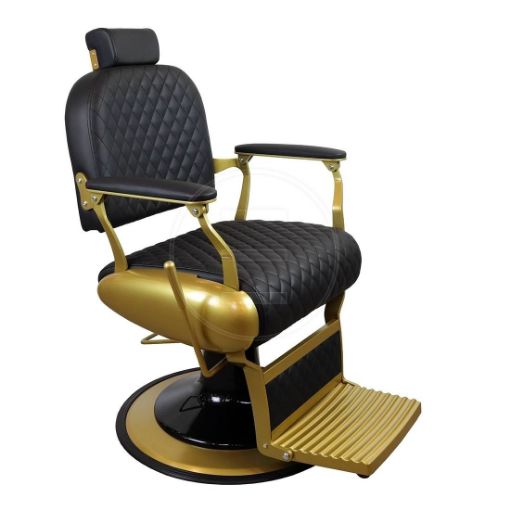 Picture of Barbertrade Leo Gold Ba || Barber Chair
