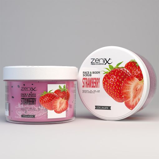 Picture of Zenix Face Scrub || Strawberry || 275 ml