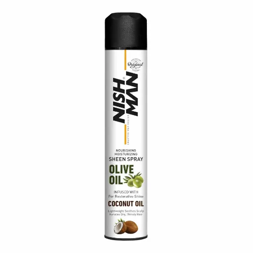 Picture of Nishman Olive Oil Sheen Spray Coconut Oil || 400 ml
