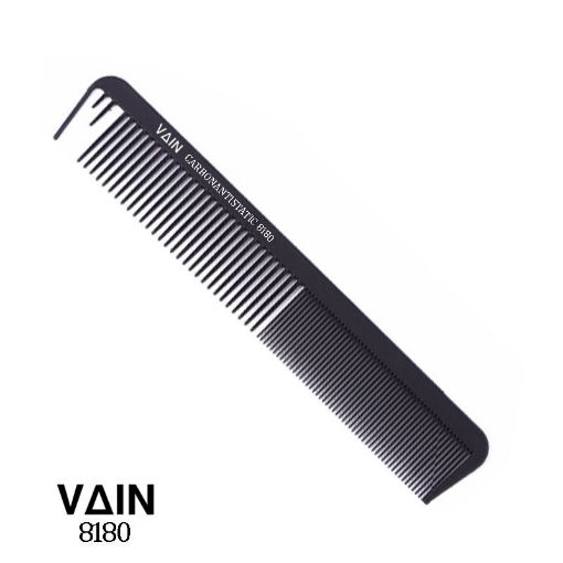 Picture of Vain Carbon Fiber Hair Comb || Black || 8180