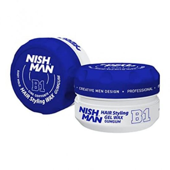 Picture of Nishman Hair Styling Wax B1 Gum Gum || 150 ml