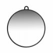 Picture of Barbertrade Hand Held Black Round Mirror