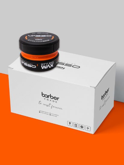 Picture of || BOX = 48 PCS || Vasso USHER Hair Styling Wax || 150 ml	