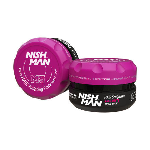 Picture of Nishman Fibre Hair Sculpting Paste M5 Wax || 100 ml