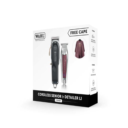 Picture of Wahl Cordless Senior & Detailer Combi Set + Free Cape