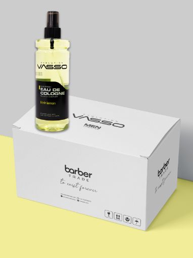 Picture of || BOX = 24 PCS || Vasso FRESH LEMON Cologne || 370 ml