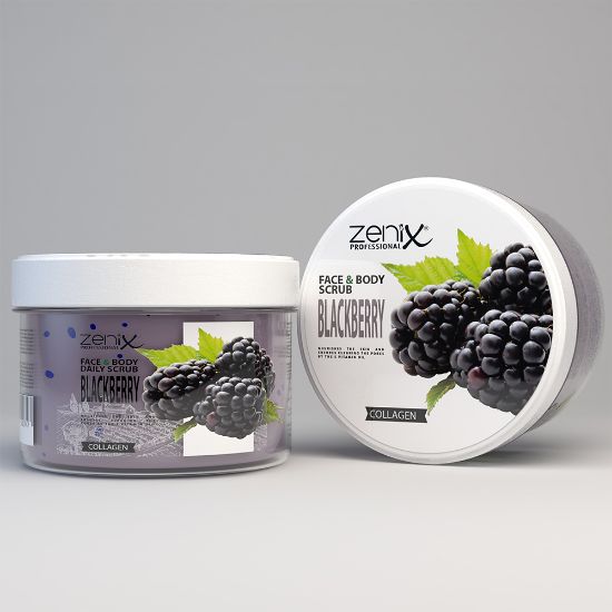 Picture of Zenix Face Scrub || Blackberry || 275 ml