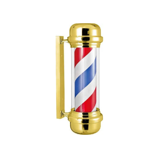 Picture of Barber Pole Gold - Red-White-Blue Stripes Classic Vintage Design (72 cm)