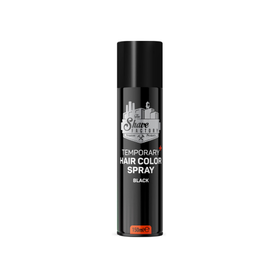 Picture of Hair Color Spray - Black - 150 ml -Temporary - The Shave Factory - 150 ml