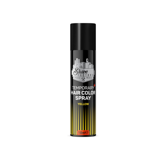 Picture of Hair Color Spray - Yellow - 150 ml -Temporary - The Shave Factory - 150 ml