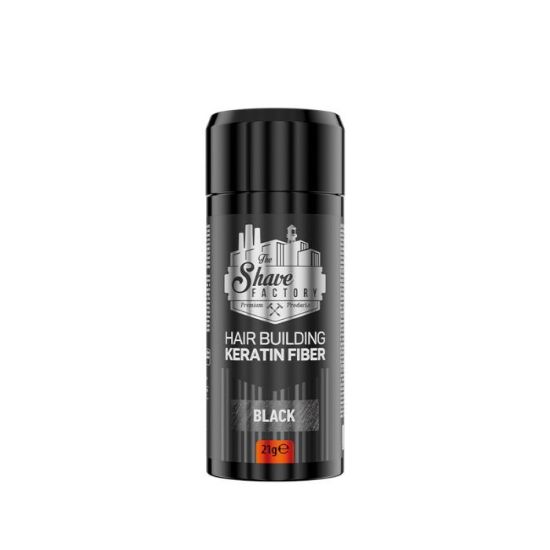 Picture of Hair Building Keratin Fiber - Black  - 21g - The Shave Factory