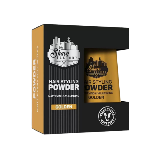 Picture of Hair Styling Powder Wax - The Shave Factory - Golden - 20 gr