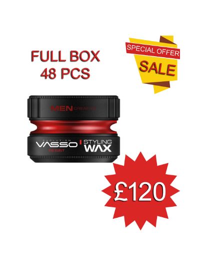 Picture of || BOX = 48 PCS || Vasso RESIST Hair Styling Wax || 150 ml