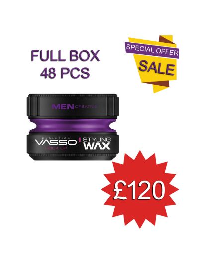 Picture of || BOX = 48 PCS || Vasso HOOK UP Hair Styling Wax || 150 ml