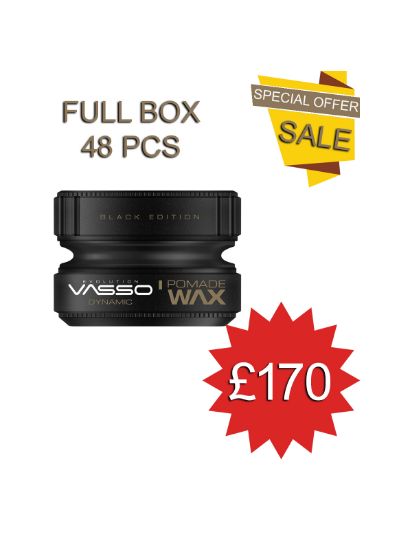 Picture of || BOX = 48 PCS || Vasso POMADE Hair Styling Wax || 150 ml