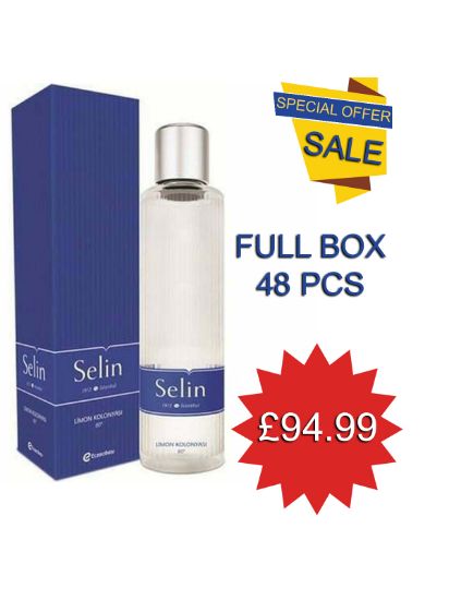 Picture of || BOX = 48PCS || Selin Turkish Lemon Cologne || 200 ml
