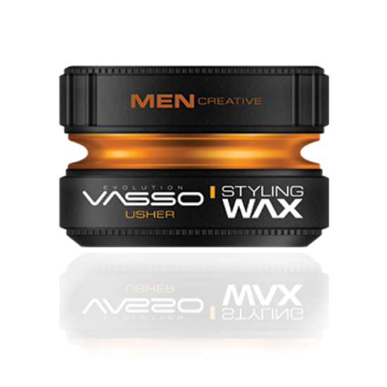 Picture of || BOX = 48 PCS || Vasso USHER Hair Styling Wax || 150 ml
