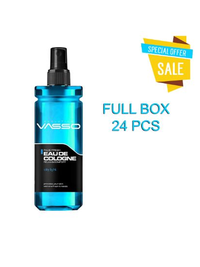 Picture of || BOX = 24 PCS || Vasso CITY LIGHT Cologne || 370 ml